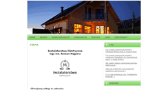Desktop Screenshot of elektrykwodzislaw.pl